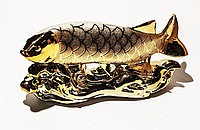 Статуэтка "Золотая рыбка", металл, 25 см