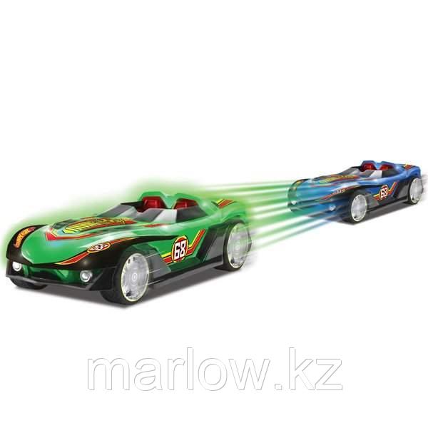 Hot Wheels HW90531 Машинка Хот вилс на батарейках свет+звук электромеханическая, желтая 25 см - фото 1 - id-p111412754