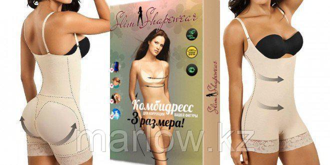 Корректирующий комбидресс Slim Shapewear, размер М - фото 4 - id-p111419539