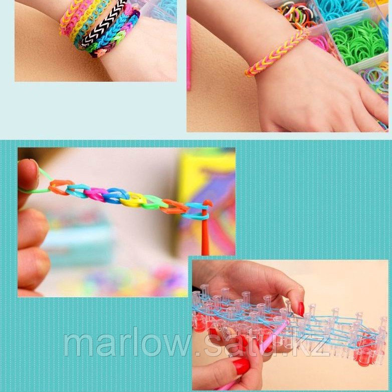 Радужки (Rainbow Loom) - набор для вязания из резинок - фото 8 - id-p111422463