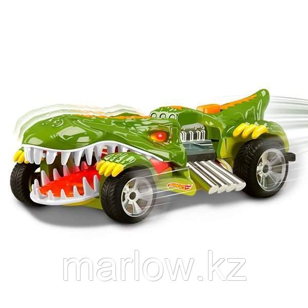 Hot Wheels HW90572 Машинка Хот вилс на батарейках свет+звук, динозавр зеленый 13,5 см - фото 2 - id-p111412765