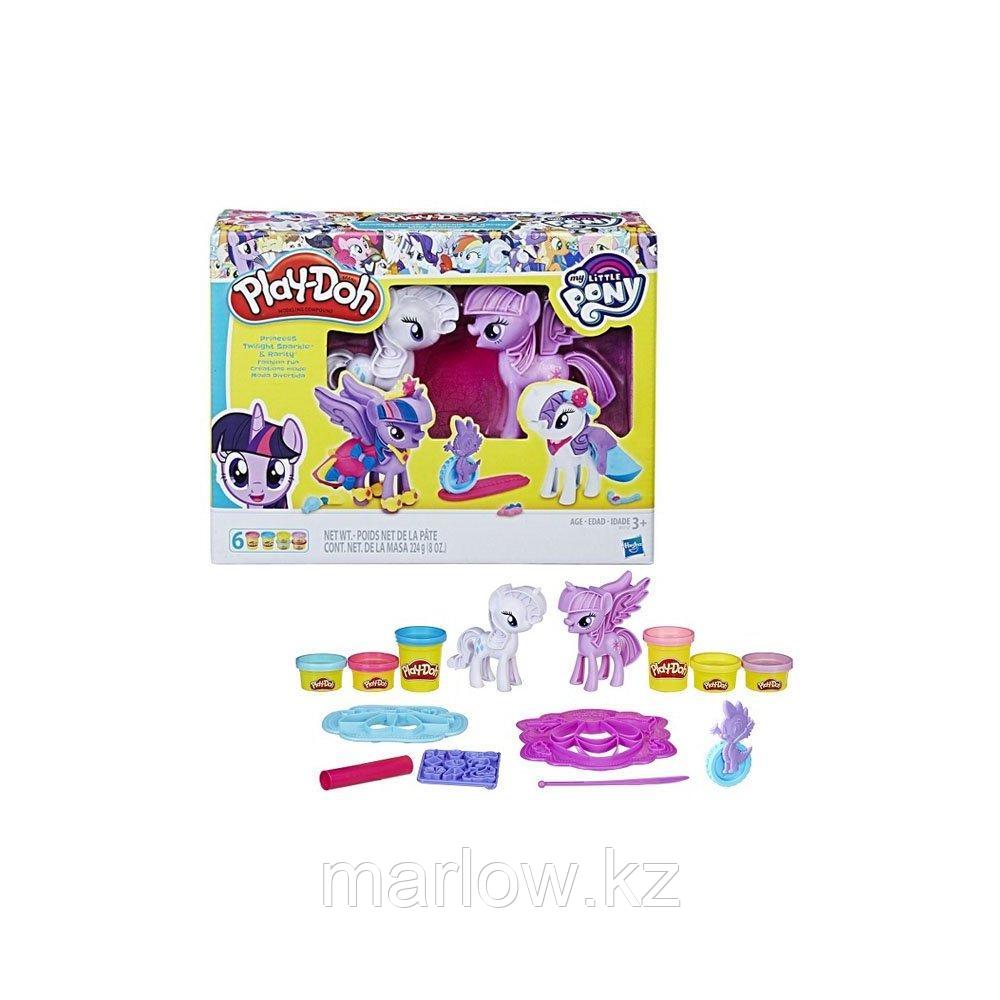 Hasbro Play-Doh B9717 Набор Пластилина ,Твайлайт и Рарити, - фото 1 - id-p111409927