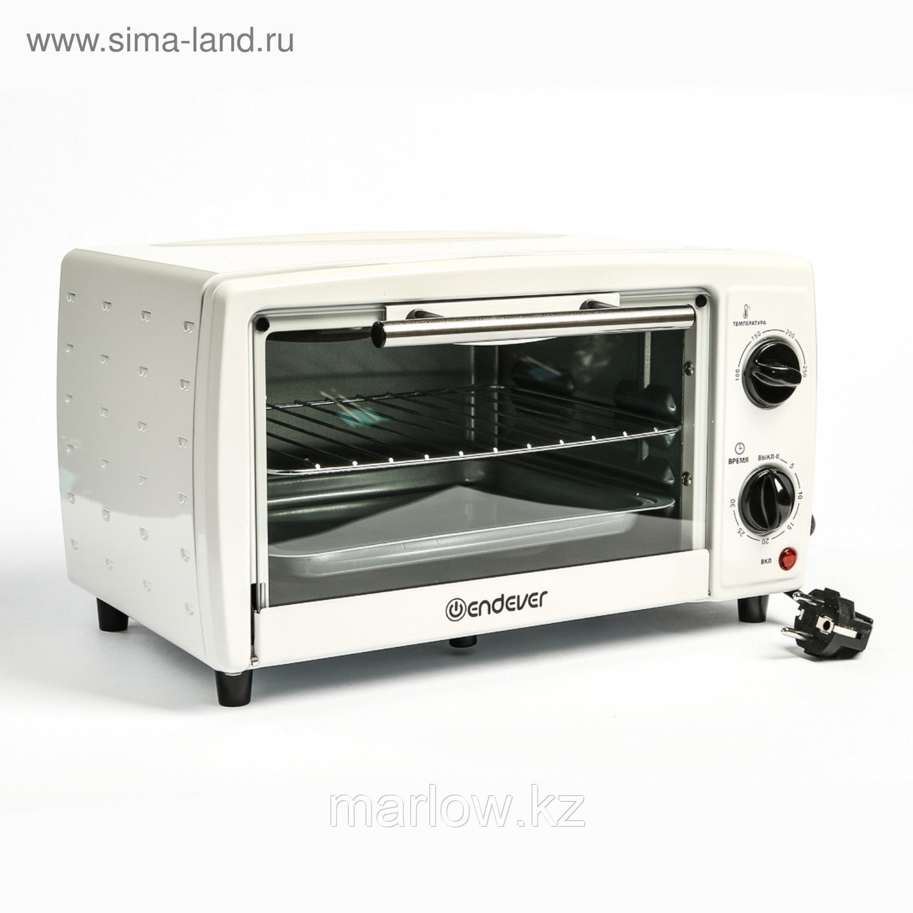 Печь электрическая Endever Danko 4003, 800 Вт, 10 л, белая - фото 5 - id-p111417620