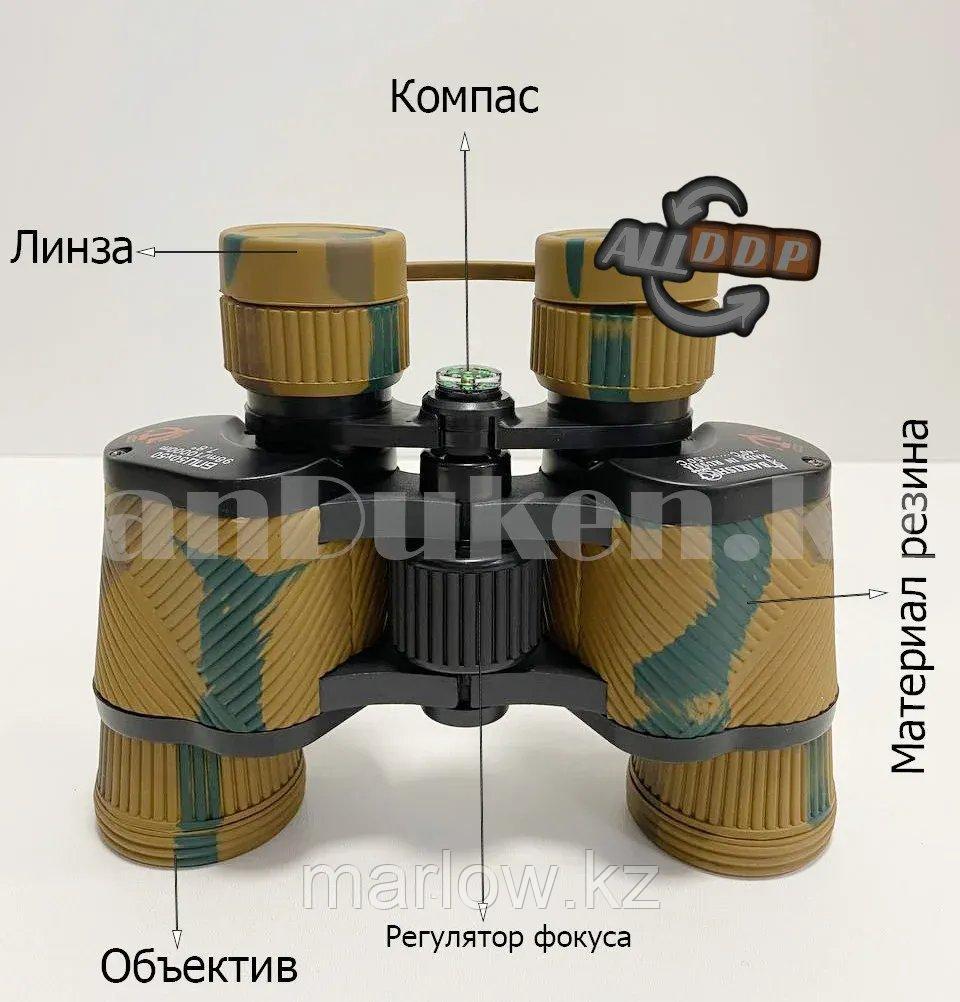 Бинокль с бинокулярный зумом и ночным виденьем тактический дальновидный до 1 000 м 50x50 HD Baikish BAK-4 - фото 3 - id-p111423477