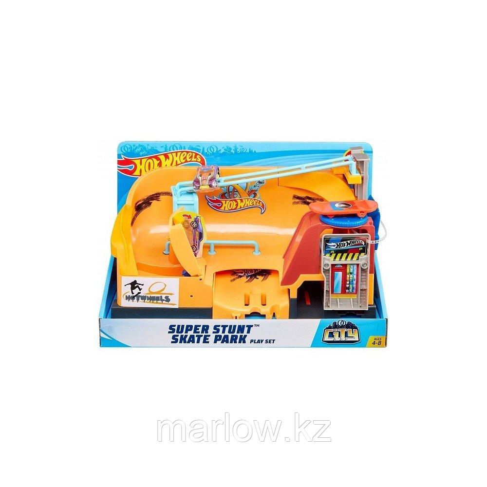 Mattel Hot Wheels FNB16 Хот Вилс Сити Игровой набор ,Трюк со скейтом, - фото 3 - id-p111412832