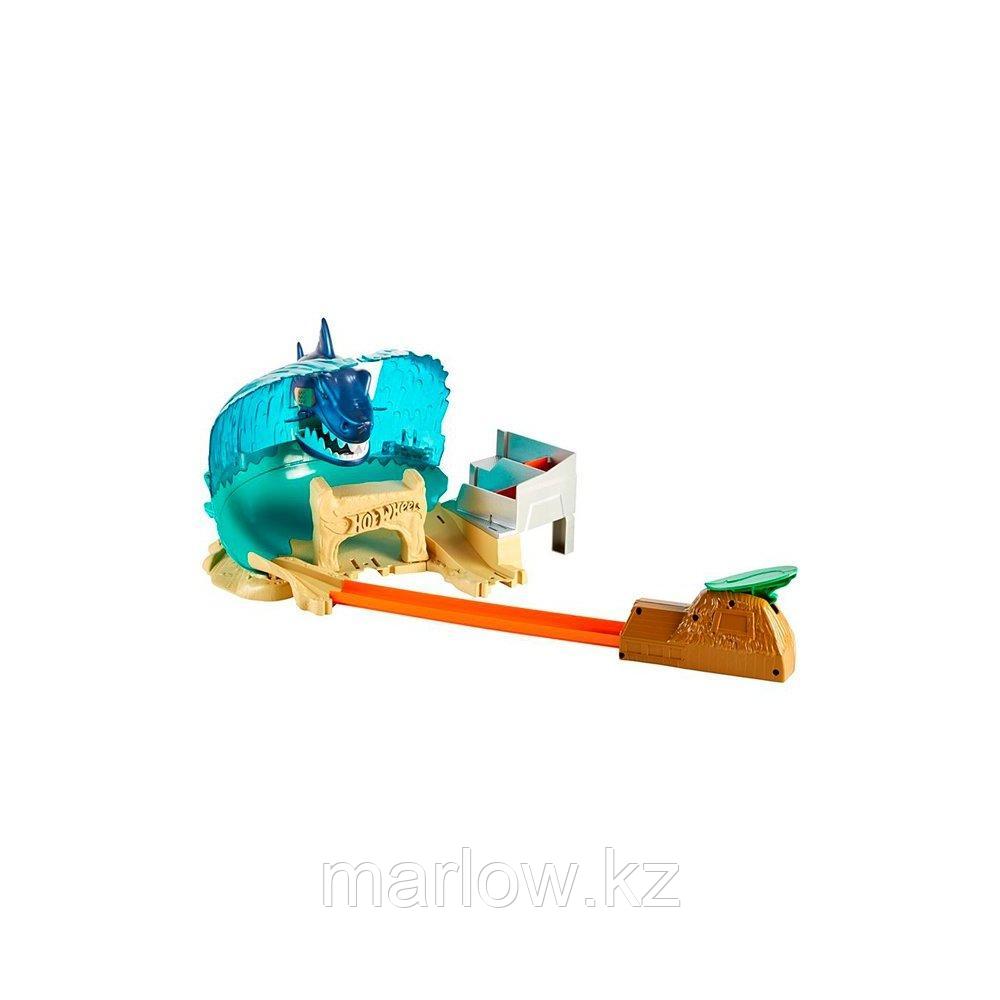 Mattel Hot Wheels FNB21 Хот Вилс Сити Игровой набор ,Схватка с акулой, - фото 2 - id-p111412833