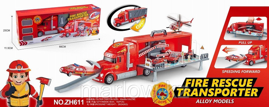 Mattel Hot Wheels FNB21 Хот Уилс Сити Ойын жинағы ,Акуламен жекпе-жек, - фото 10 - id-p111412833