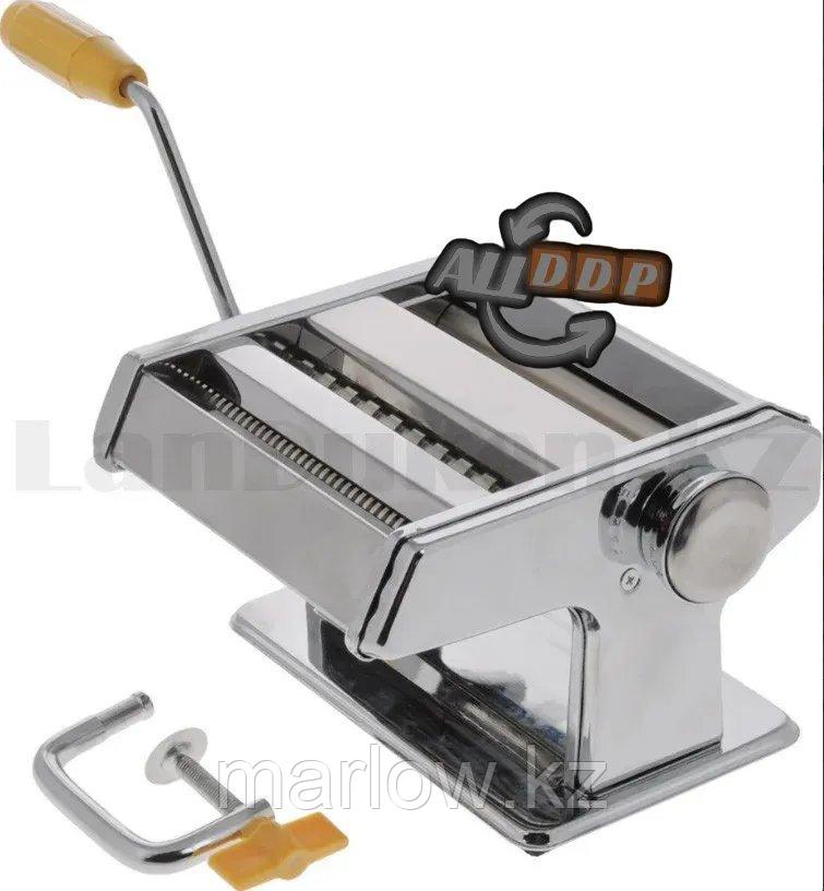 Ручная лапшерезка на два размера пасты из нержавеющей стали Pasta machine - фото 2 - id-p111424496