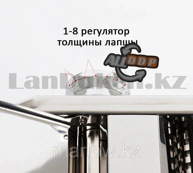 Ручная лапшерезка на два размера пасты из нержавеющей стали Pasta machine - фото 5 - id-p111424496