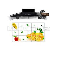 Кухонная наклейка на кафельную плитку 75х45 спелые фрукты TL-260