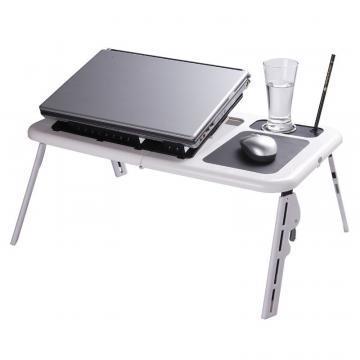 Портативный столик для ноутбука с охладителем E-Table - фото 1 - id-p111420586