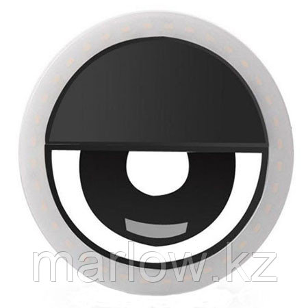 Селфи кольцо - Selfie Ring Light от USB, черное - фото 3 - id-p111419614