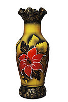 Напольная ваза "Красный цветок" (широкая), 60 см