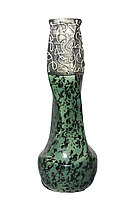 Настольная ваза для цветов (серо-зеленая), 40 см