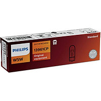 Лампа автомобильная Philips, W5W, 24 В, 5 Вт, 13961CP