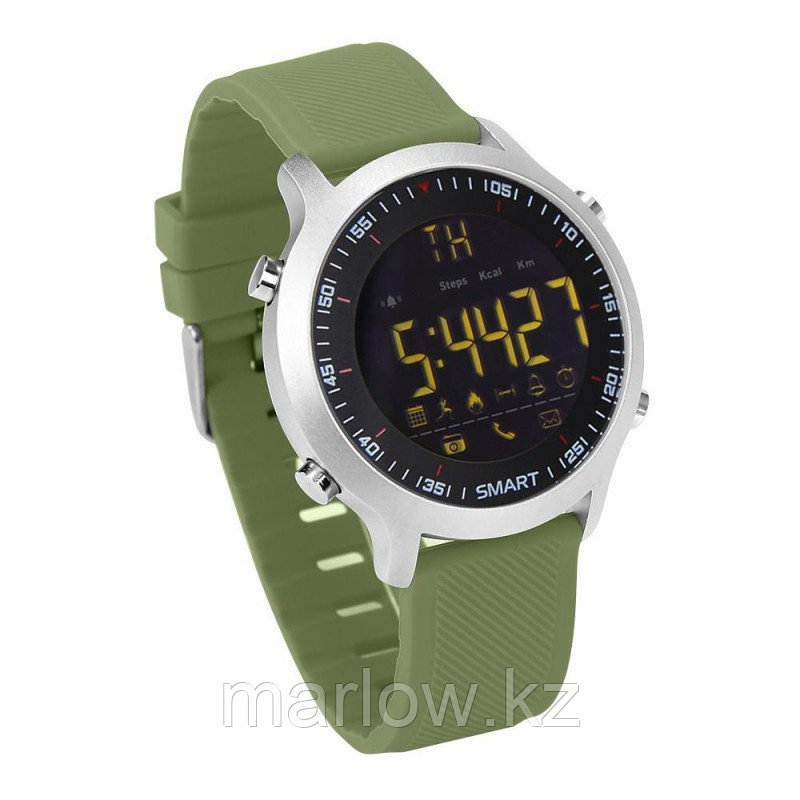 Умные часы xwatch EX18 силикон, зеленый - фото 1 - id-p111420612