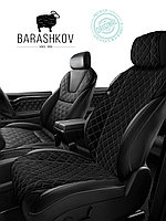 Barashkov / Накидка из алькантары на переднее сиденье автомобиля "Classic L" Универсальные авточехл ...