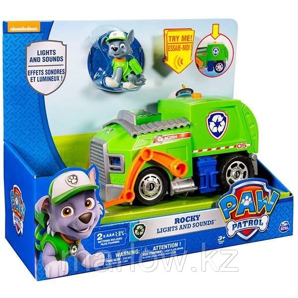 Paw Patrol 16637-Roc Щенячий патруль Большой автомобиль спасателя со звуком и светом (Рокки) - фото 1 - id-p111410962