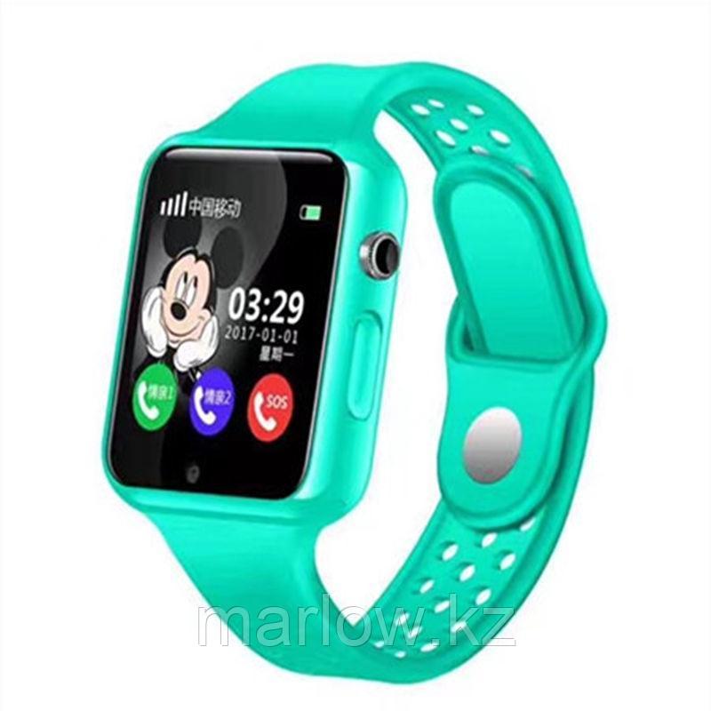 Детские Smart часы S4, зеленый - фото 1 - id-p111420622