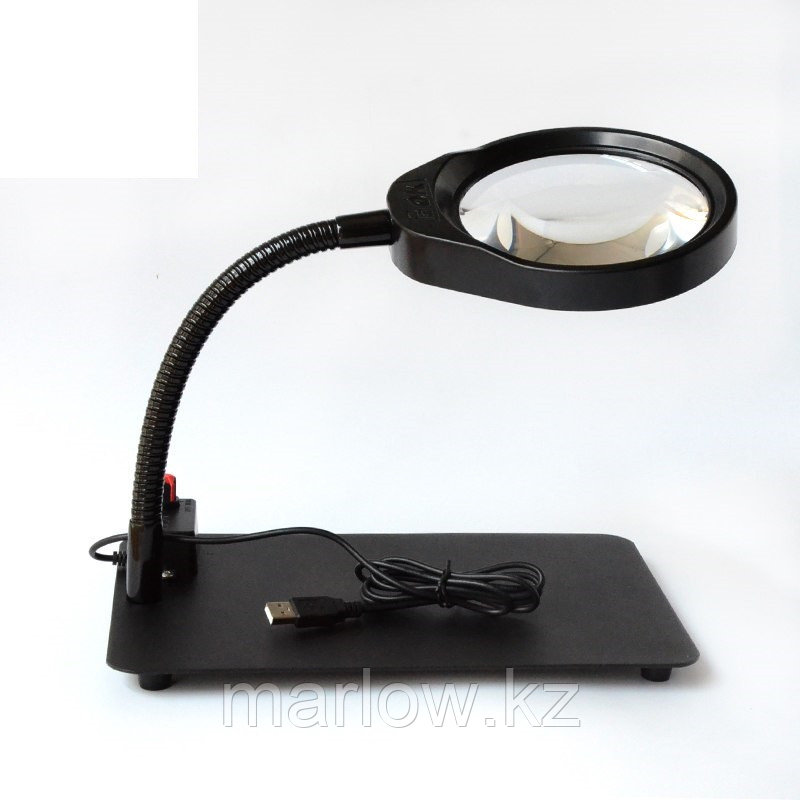 Лупа-лампа Kromatech бестеневая, 85 мм, с прищепкой и подсветкой - фото 3 - id-p111420624