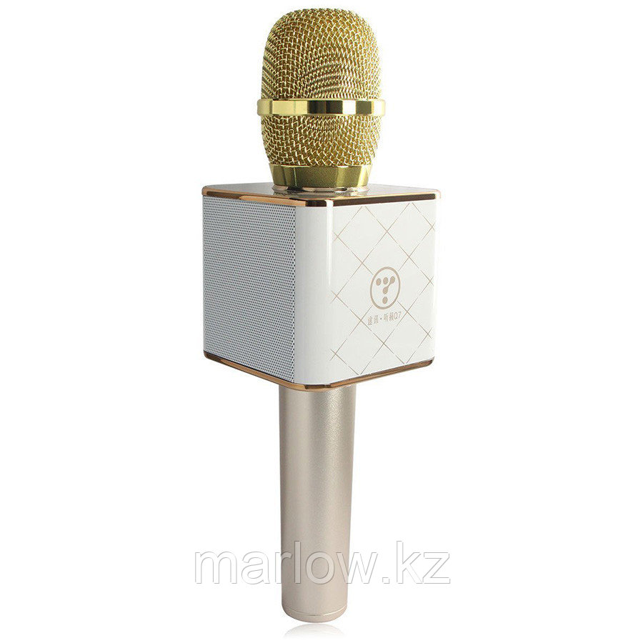 Беспроводной караоке микрофон Tuxun Q7 - Gold - фото 3 - id-p111419665