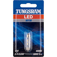 Лампа светодиодная Tungsram C5W 12V-LED 0,5W (SV8,5-35/11) 4000K, 60150