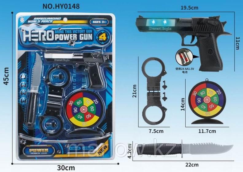 Бластер-пулемет 2 шт "Growler" с мягкими пулями на аккумуляторе, с USB в коробке - фото 8 - id-p111409132