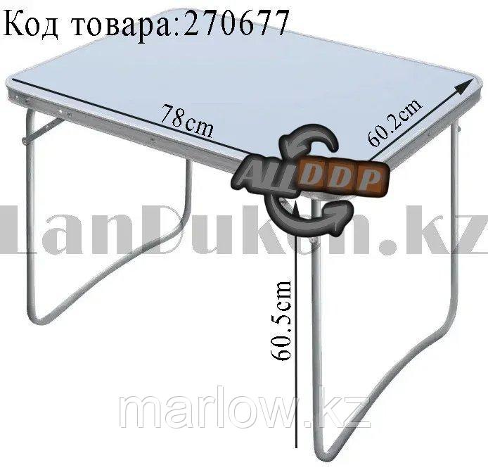 Складной стол для пикника с алюминиевой окантовкой водостойкий пластик Nika CCT-4 780х602 мм - фото 1 - id-p111423606