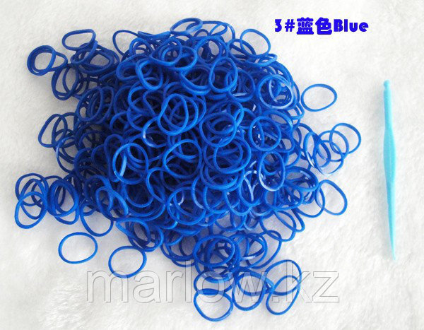 Набор резинок Rubber Band (Рабэ Бэнд) - 600 шт, темно-синий - фото 9 - id-p111415821