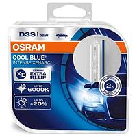 Лампа ксеноновая Osram D3S Ксенарк Cool Blue Intense +20%, 6000K, 35 Вт, 2 шт, 66340CBI_DuoBox 528 ...