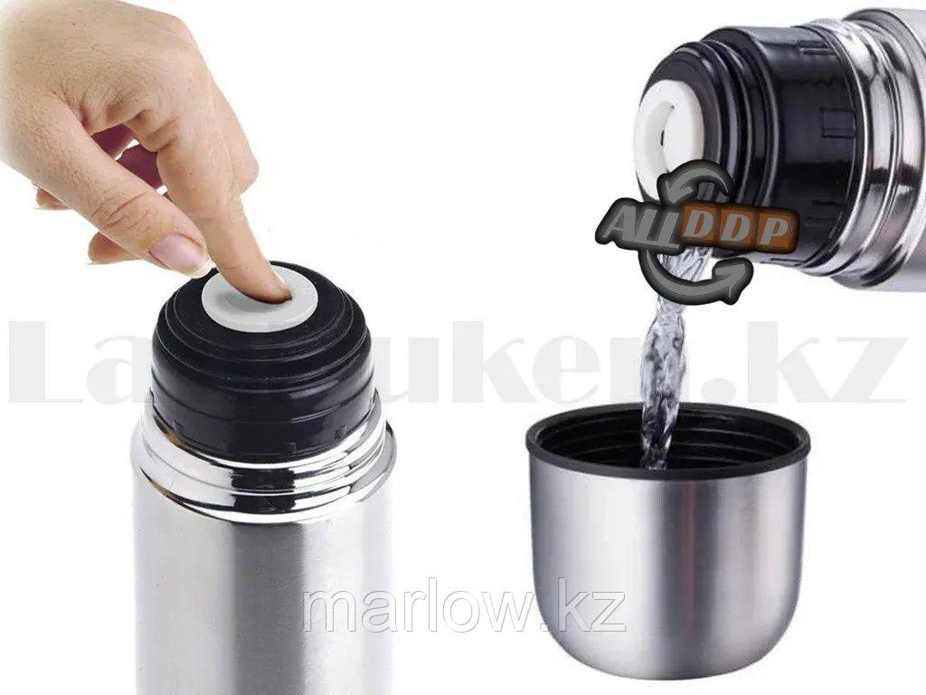 Термос для чая High Grade Vacuum Flask 0,5 L с чехлом - фото 8 - id-p111424605
