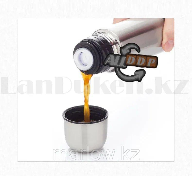 Термос для чая High Grade Vacuum Flask 0,5 L с чехлом - фото 9 - id-p111424605