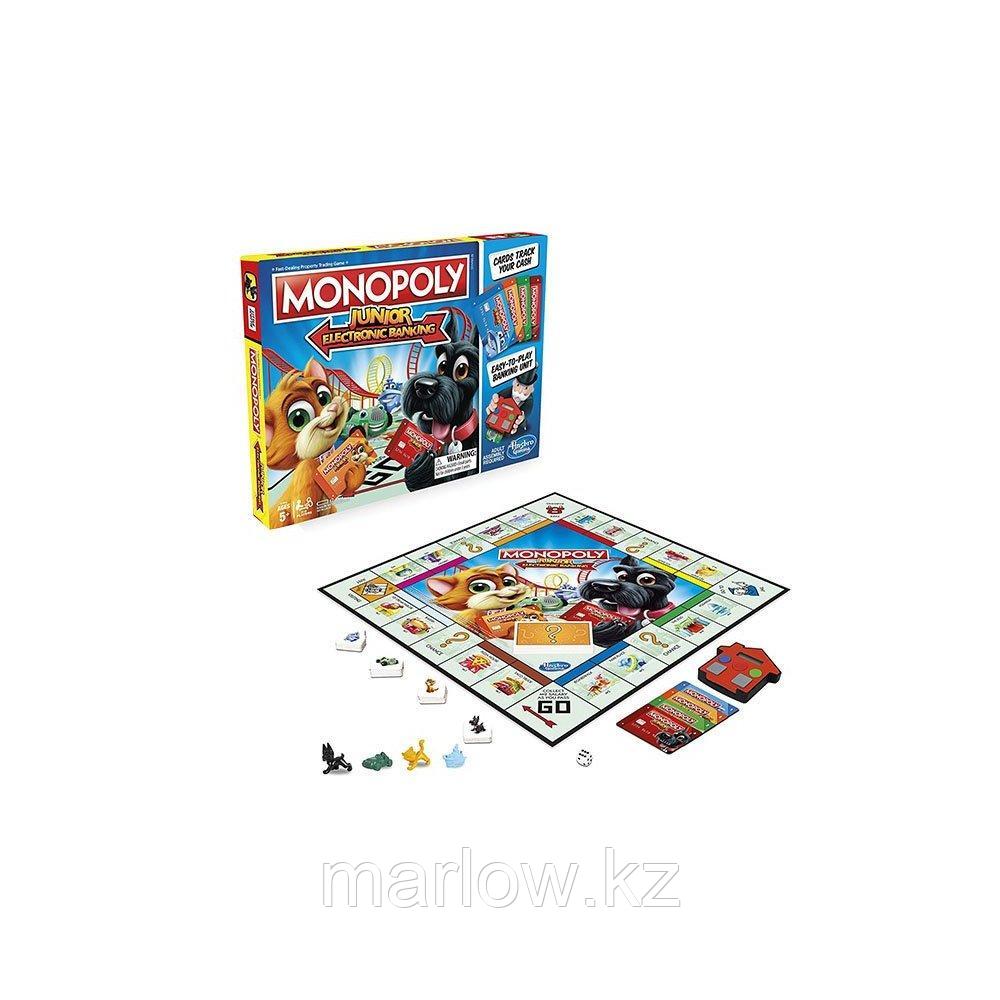 Hasbro Monopoly E1842 Настольная игра Монополия Джуниор с карточками - фото 1 - id-p111411979