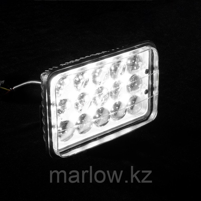 Противотуманная фара TORSO, 15 LED, стекло прозрачное - фото 1 - id-p111427557