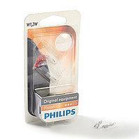 Автолампа PHILIPS, W1,2W (W2*4,6d), 12 В, 12516 B2, 2 шт.