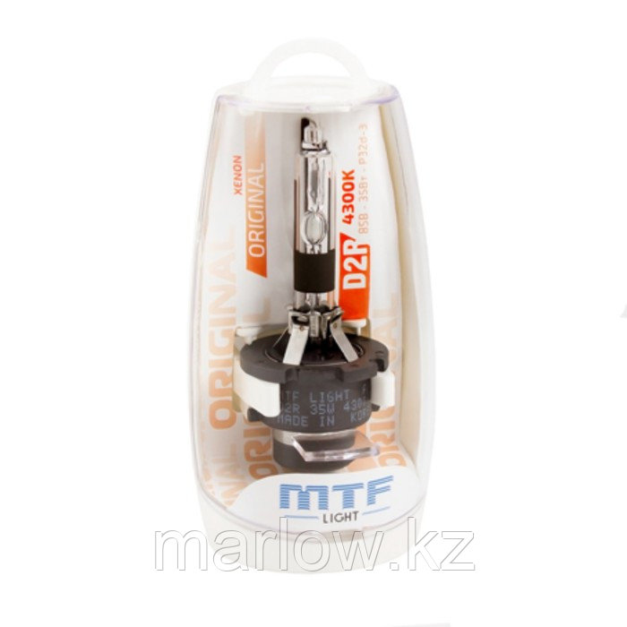 Ксеноновая лампа MTF Light ORIGINAL, D2R, 12 В, 35 Вт, 4300К - фото 1 - id-p111428560