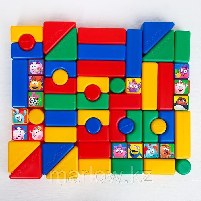 Набор цветных кубиков, "Смешарики", 60 элементов, кубик 4 х 4 см - фото 3 - id-p111431512