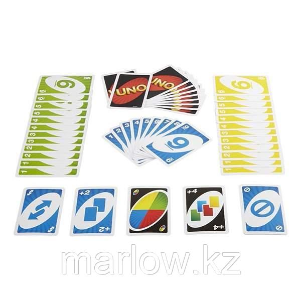 Uno W2087 Классическая карточная игра Уно - фото 1 - id-p111411990
