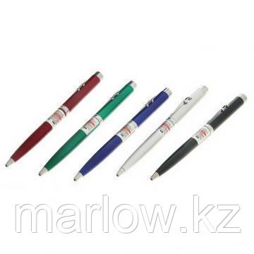 Ручка-фонарик с лазером карманный, 2 диода, цвета МИКС - фото 2 - id-p111418761