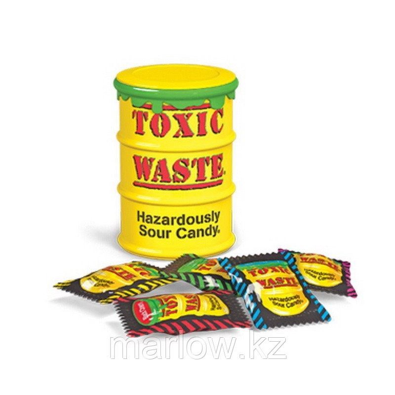 Самые кислые конфеты в мире- Toxic Waste Green, 48 г - фото 3 - id-p111419734