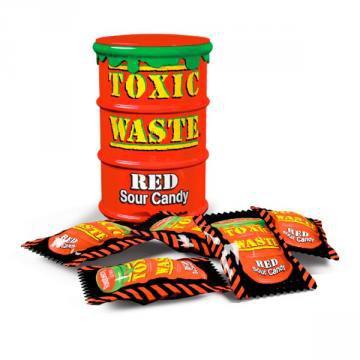 Самые кислые конфеты в мире- Toxic Waste Red, 48 г - фото 2 - id-p111419736