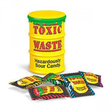Самые кислые конфеты в мире- Toxic Waste Yellow, 48 г - фото 1 - id-p111419737