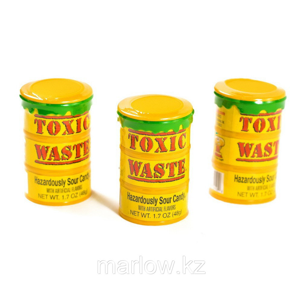 Самые кислые конфеты в мире- Toxic Waste Yellow, 48 г - фото 2 - id-p111419737