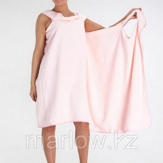 Халат-полотенце, розовый - С легким паром - фото 3 - id-p111418776