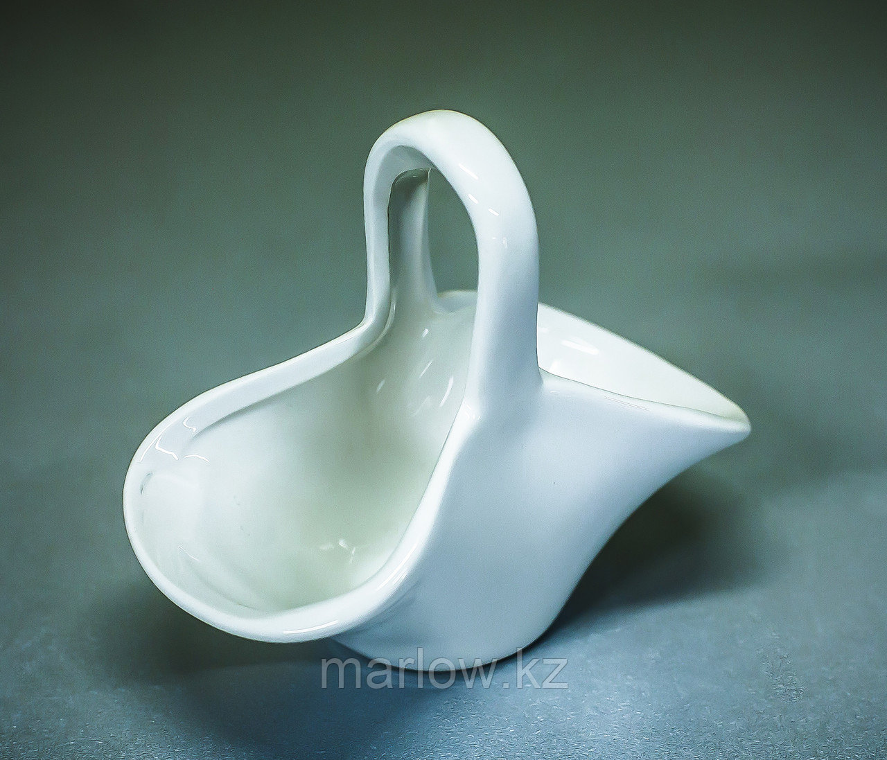 Чаша декоративная "Корзинка" (керамика, белая),10см - фото 1 - id-p111415034