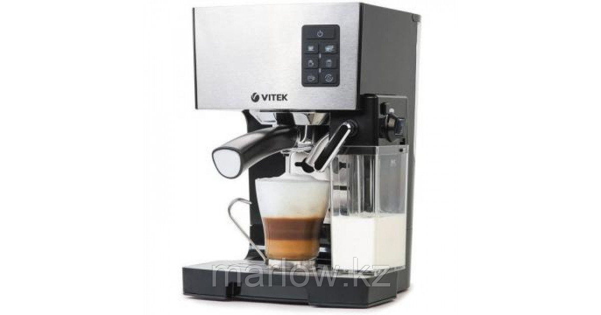 Кофеварка Vitek VT-1523, 850 Вт, 15 бар. съёмный поддон для капель - фото 3 - id-p111422676