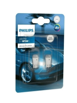 Philips / Автомобильные светодиодные лампы Cool White LED Т10 W5W 12V 0 - фото 2 - id-p111413951