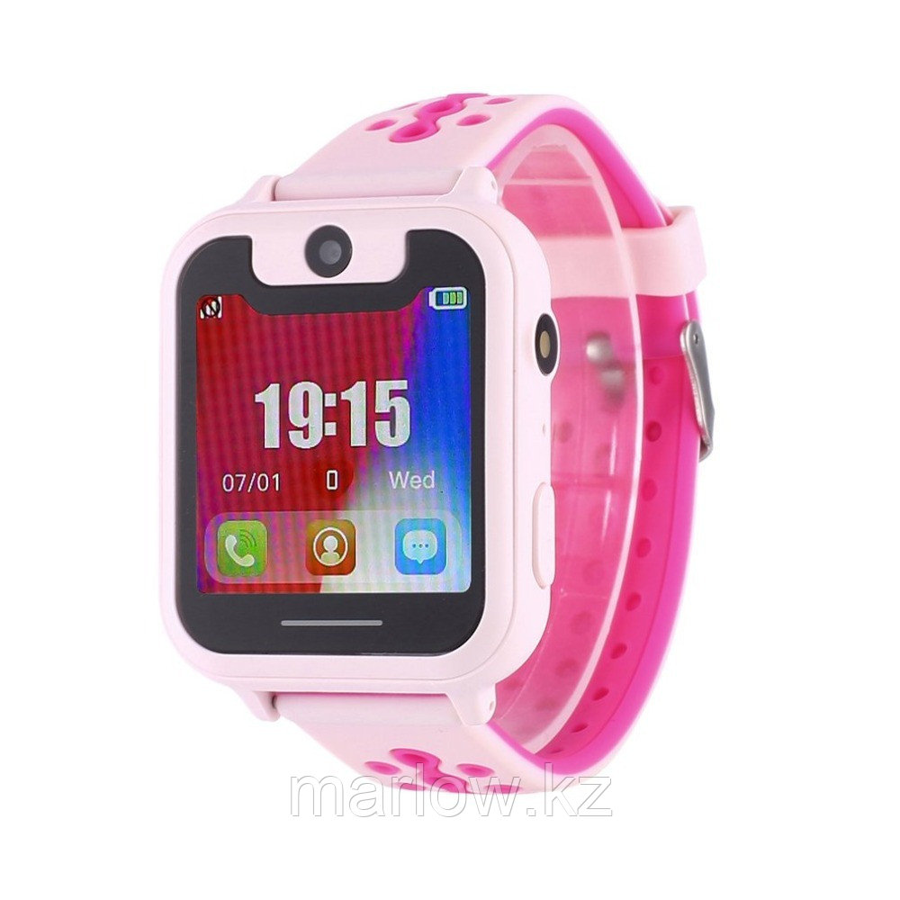 Детские часы GPS трекер Smart Baby Watch Q66S Розовые - фото 1 - id-p111420737