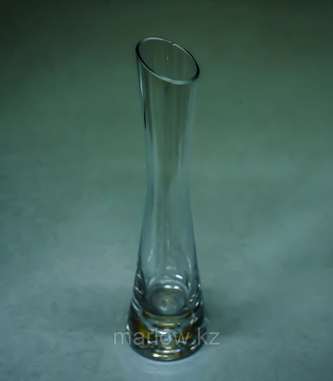 Декоративная ваза "Колба" (прозрачное стекло) - фото 1 - id-p111415054
