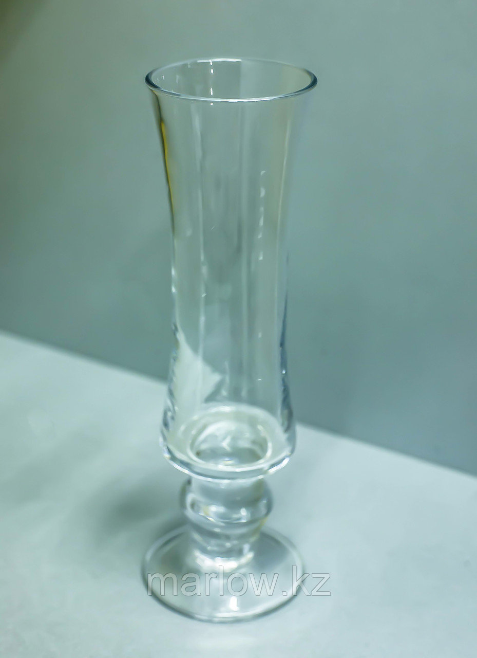 Декоративная ваза "Рюмоподобная" (прозрачное стекло) - фото 1 - id-p111415056